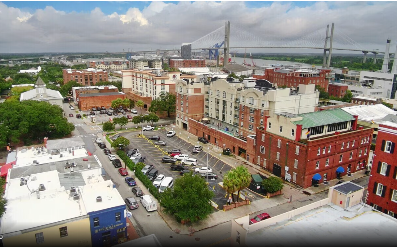 11 Jefferson Street surface parking lot, downtown Savannah GA — leased to UPP Global on a 5-year NNN lease by RIVR RE
